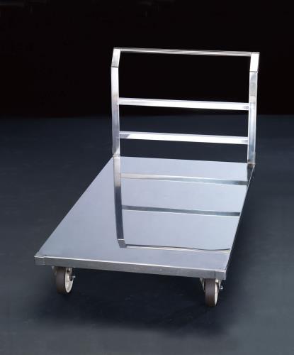 ESCO(エスコ) 900x600mm/500kg 運搬車(ステンレス製) EA520BS-1