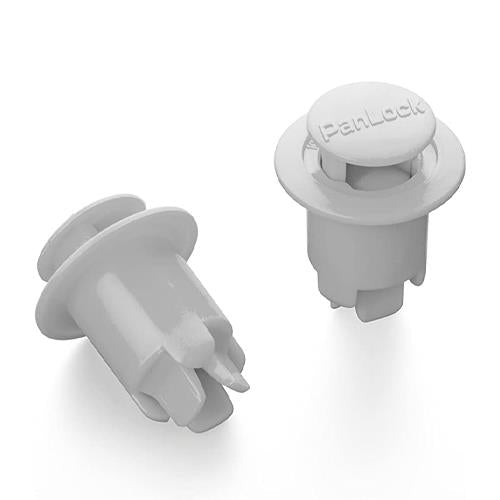 ESCO(エスコ) φ10.0mm/10mmワンプッシュリベット(パンロック/白/10個 EA527CA-31