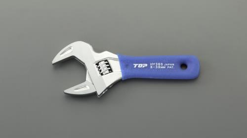 トップ工業(TOP) 142mm/30mm ワイドモンキーレンチ(薄口/ショートサイズ) HY-30S