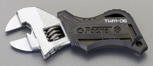 エンジニア 100mm/20mm ワイドモンキーレンチ(薄口/ショートサイズ) TWM-06