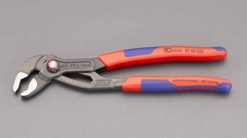KNIPEX(クニペックス) 50mm/250mm ウォーターポンププライヤー(クイックアジャスト) 8722250