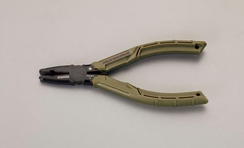 エンジニア 160mm ストリッパー付ねじプライヤー(ネジザウルス/OD色) PZ-33