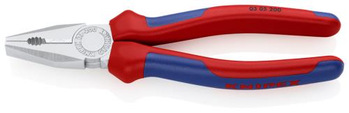 KNIPEX(クニペックス) 200mm 電工ペンチ(グリップ付/メッキ) 0305200