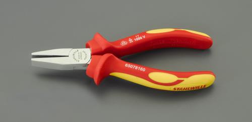 STAHLWILLE(スタビレー) 160mm 絶縁フラットノーズプライヤー 6507 8 160