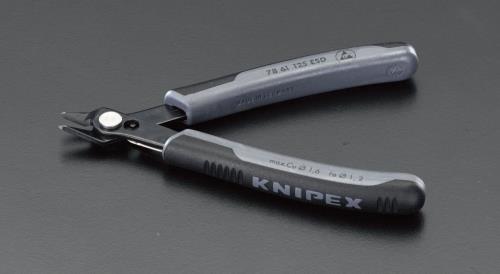 KNIPEX(クニペックス) 125mm 精密用ニッパー(ESDグリップ) 7861125ESD
