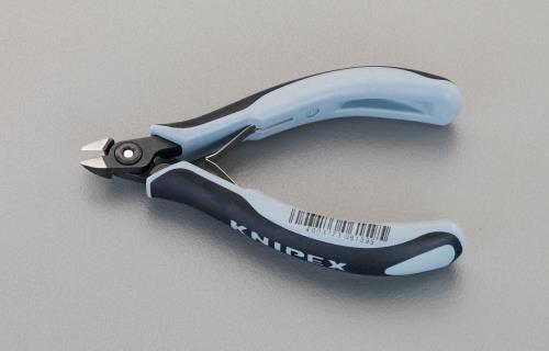 KNIPEX(クニペックス) 120mm 精密用ニッパー(ESDグリップ/バネ付) 7902120ESD