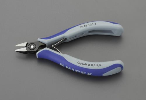 KNIPEX(クニペックス) 125mm 精密用ニッパー(グリップ・バネ付) 7942125Z