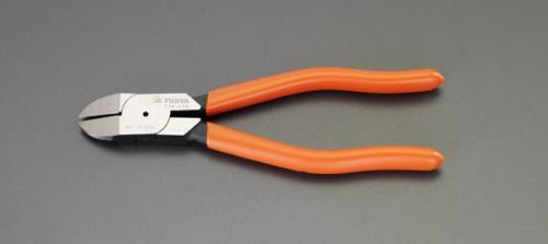 フジ矢(FUJIYA) 175mm 電工ニッパー(ストレート/鏡面仕上) 77A-175