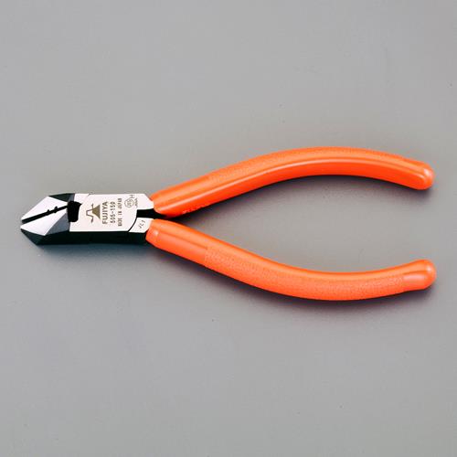 フジ矢(FUJIYA) 150mm 斜ニッパー・穴付(ラウンド刃) 505-150