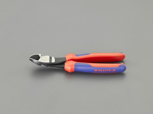 KNIPEX(クニペックス) 200mm 強力型ニッパー(25゚オフセット型・落下防止付) 7422200T