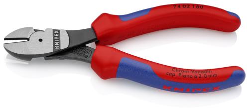 KNIPEX(クニペックス) 160mm 強力型ニッパー(グリップ付) 7402160