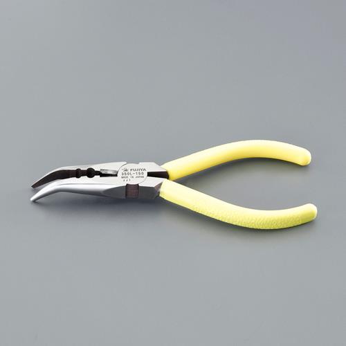 フジ矢(FUJIYA) 150mm 先曲ラジオペンチ(ステンレス製) 350L-150