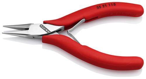 KNIPEX(クニペックス) 115mm 精密用プライヤー(バネ付/半丸) 3521115