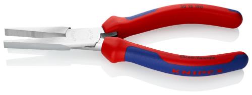KNIPEX(クニペックス) 190mm フラットノーズプライヤー(グリップ付/メッキ) 3015190