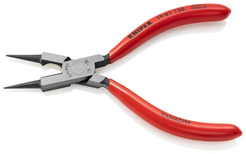 KNIPEX(クニペックス) 130mm ラウンドノーズプライヤー(カッター付/磨き) 1901130