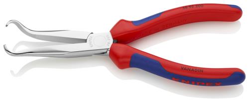 KNIPEX(クニペックス) 200mm メカニックプライヤー(グリップ付/先曲 3895200