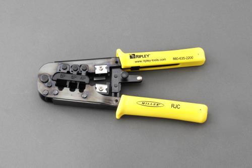 ESCO(エスコ) 4P・6P・8P 圧着ペンチ(モジュラー用) EA538G-21