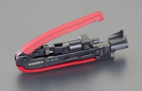 KNIPEX(クニペックス) 175mm 圧着ツール(同軸ケーブルコネクター用) 974020SB
