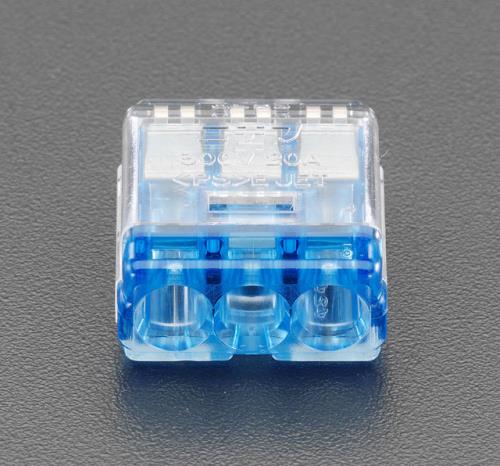 ESCO(エスコ) 3極 差込形電線コネクター(50個) EA538PD-3