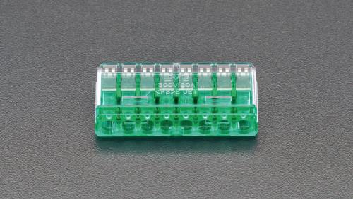 ESCO(エスコ) 8極 差込形電線コネクター(20個) EA538PD-8