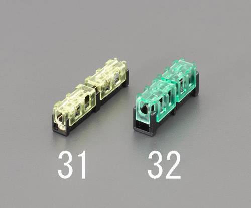 ESCO(エスコ) 0.2- 0.5mm2 圧接形中継コネクター(10個) EA538PF-31