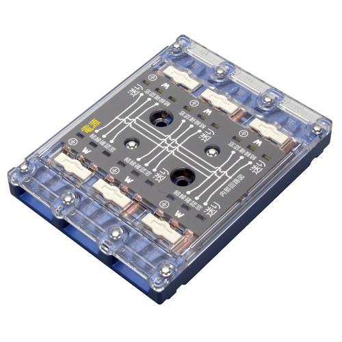 明工社 5分岐 VVF線用ジョイントボックス(20A/300V/ネジ無) MJ2498