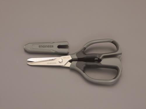エンジニア 210mm はさみ・アラミド繊維用(キャップ付) PH-57