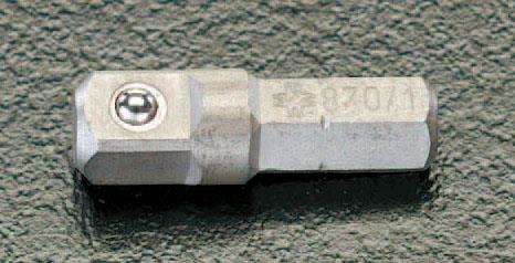 Wera(ヴェラ) 1/4”DRx 1/4”HEX/25mm ソケットアダプター 136000