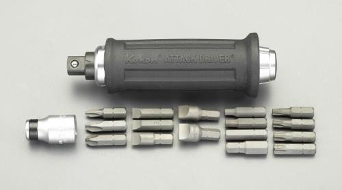 コーケン(Ko-ken) 1/2”DR インパクトドライバーセット(5/16”Hexビット用) AG112H
