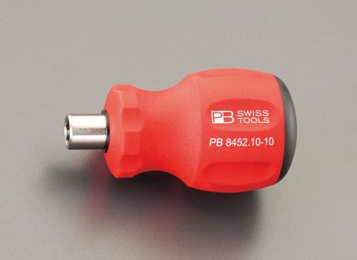 PB SWISS TOOLS(ピービースイスツールズ) 1/4”x65mm ドライバーハンドル(スタビー) PB8452.M-10