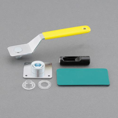 ESCO(エスコ) 10mm 両面ハトメパンチセット(プラスチック) EA576MB-1