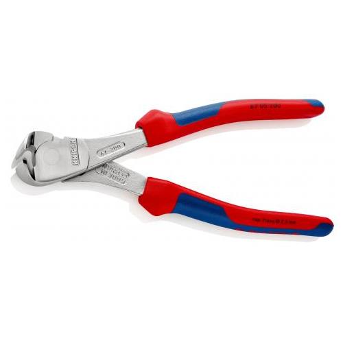 KNIPEX(クニペックス) 200mm エンドカッティングニッパー(グリップ付/メッキ) 6705200
