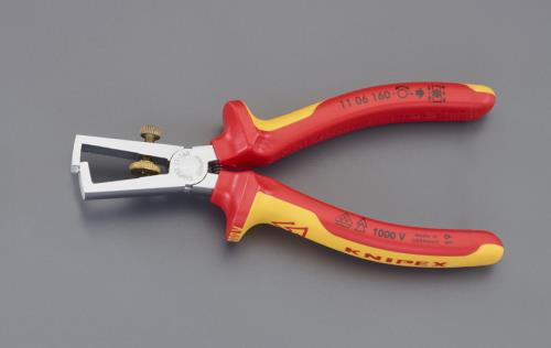 KNIPEX(クニペックス) 0.1 - 5.0mm ワイヤーストリッパー(1000V絶縁) 1106160