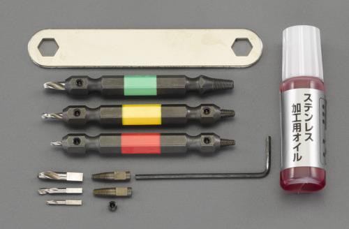 アネックスツール(Anex) M2.5-M8 ドリル付エキストラクターセット(ステンレスねじ対応) ANH-S3