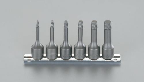 コーケン(Ko-ken) M 5-M20/6本組(3/8”DR) スクリューエキストラクター RS3129/6-L60