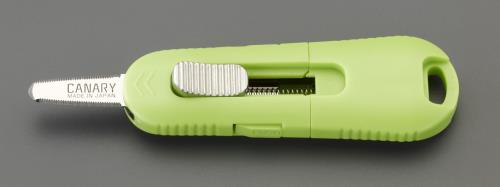 長谷川刃物(CANARY) 140mm ダンボールカッター(自動収納式) DC-20