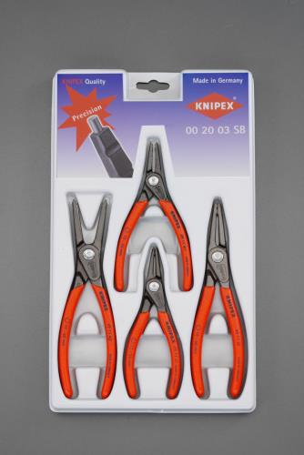 KNIPEX(クニペックス) 4本組 スナップリングプライヤー 002003SB