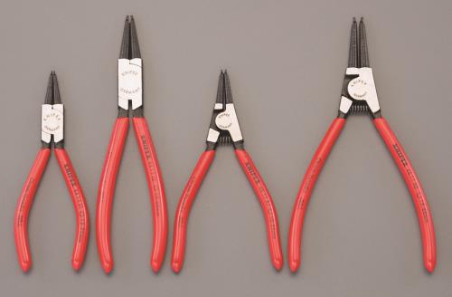 KNIPEX（ｸﾆﾍﾟｯｸｽ） ４本組 スナップリングプライヤー(軸・穴用) EA590-15