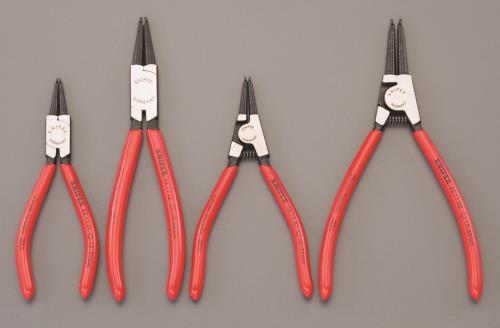 KNIPEX(クニペックス) 4本組 スナップリングプライヤー(軸・穴用) EA590-15