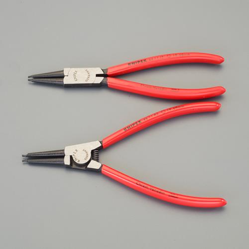 KNIPEX(クニペックス) 2本組 スナップリングプライヤー(軸・穴用/ツールロール付) EA590-32