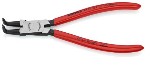 KNIPEX(クニペックス) 19 -60mm 穴用スナップリングプライヤー/90゚ 4421J21
