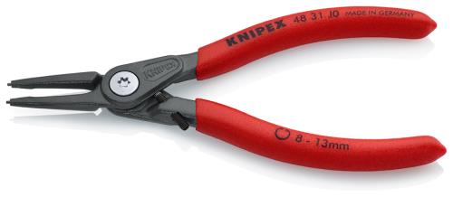 KNIPEX(クニペックス) 8- 13mm 穴用スナップリングプライヤー(ストッパー付) 4831J0