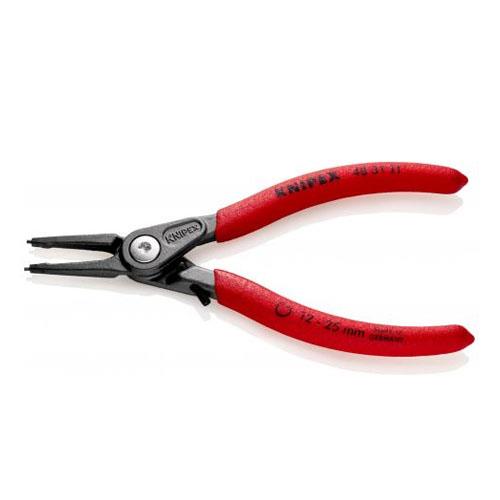 KNIPEX(クニペックス) 12- 25mm 穴用スナップリングプライヤー(ストッパー付) 4831J1