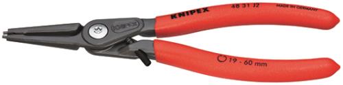 KNIPEX(クニペックス) 19- 60mm 穴用スナップリングプライヤー(ストッパー付) 4831J2