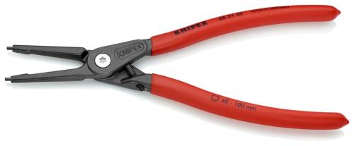 KNIPEX(クニペックス) 40-100mm 穴用スナップリングプライヤー(ストッパー付) 4831J3