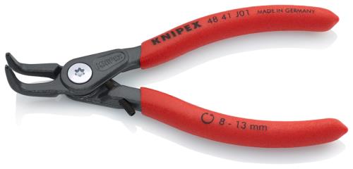 KNIPEX(クニペックス) 8-13mm 穴用スナップリングプライヤー/90゚(ストッパー付) 4841J01