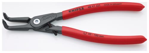 KNIPEX(クニペックス) 40-100mm 穴用スナップリングプライヤー(ストッパー付) 4841J31