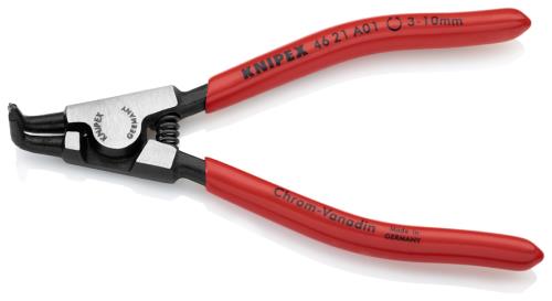KNIPEX(クニペックス) 3 -10mm 軸用スナップリングプライヤー/90゚ 4621A01