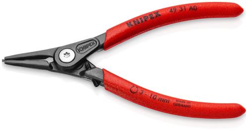 KNIPEX(クニペックス) 3- 10mm 軸用スナップリングプライヤー(ストッパー付) 4931A0