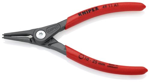 KNIPEX(クニペックス) 10 -25mm 軸用精密スナップリングプライヤー 4911A1